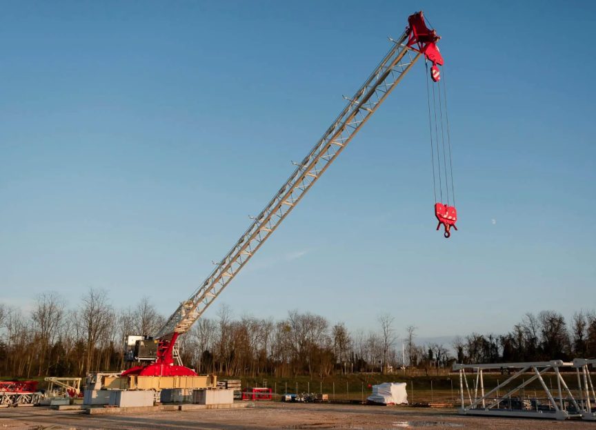 Terex derrick crane